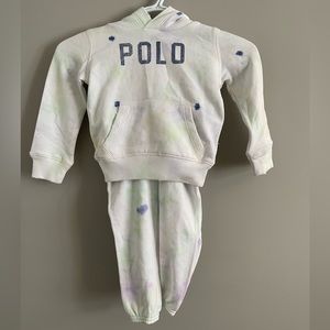 POLO RALPH LAUREN TIE DYE SWEATSUIT Sz 3T